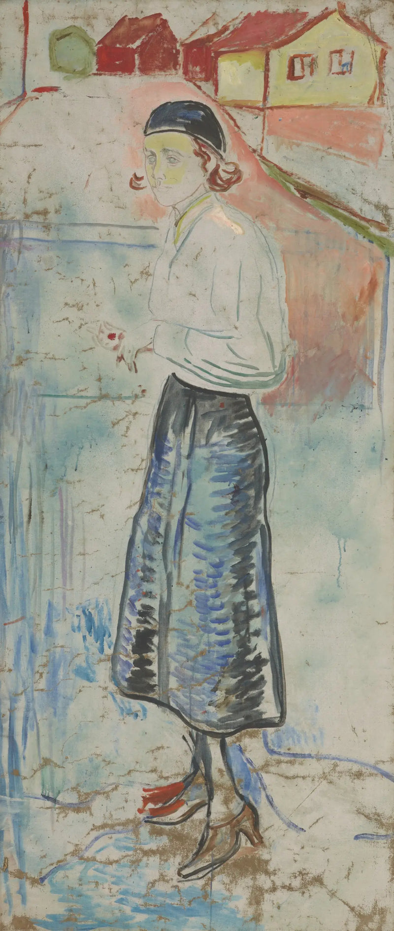 Hanna Brieschke in Åsgårdstrand - Edvard Munch