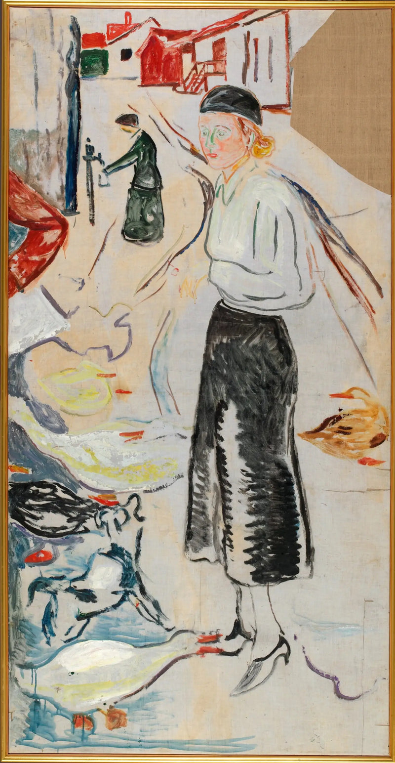 Hanna Brieschke in Åsgårdstrand - Edvard Munch