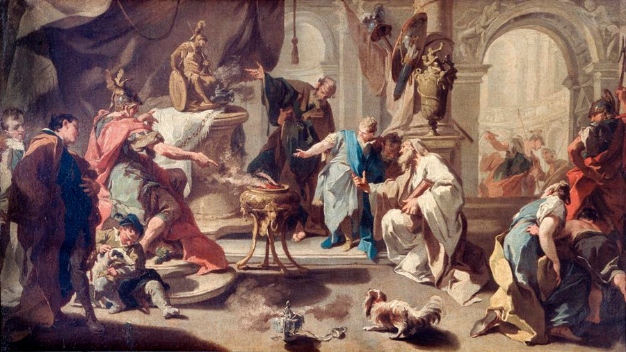 Hannibal Swears to Take Revenge on the Romans - Giovanni Battista Pittoni