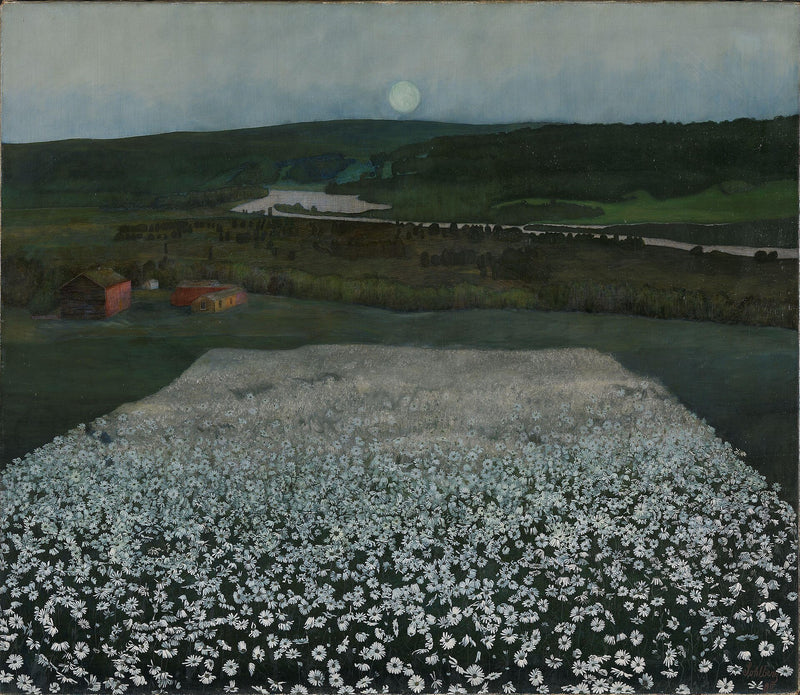 Flower Meadow in the North - Harald Sohlberg