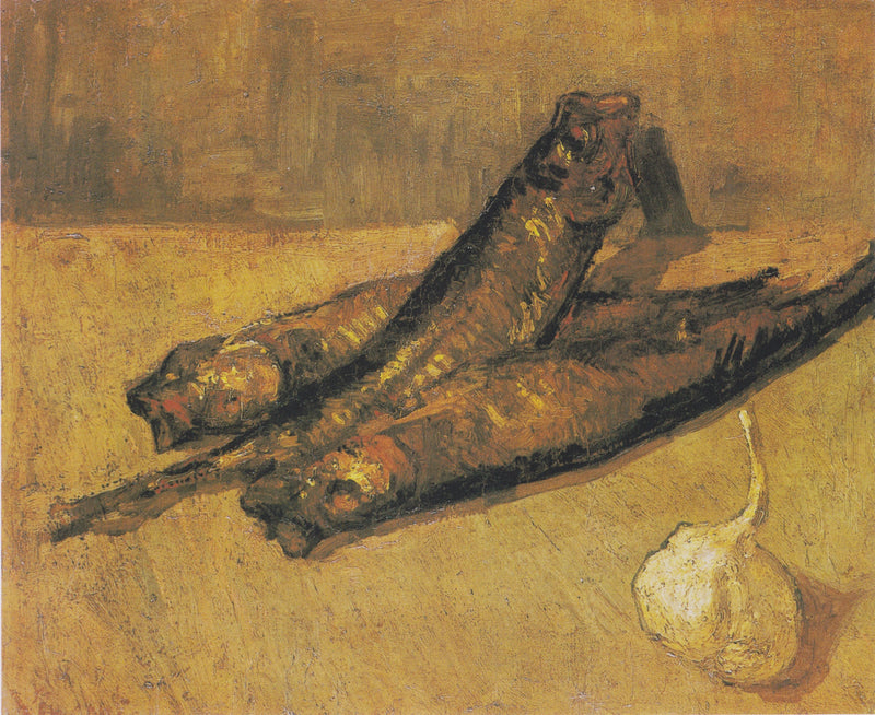Still Life with Loop and Garlic-Onion - Vincent van Gogh
