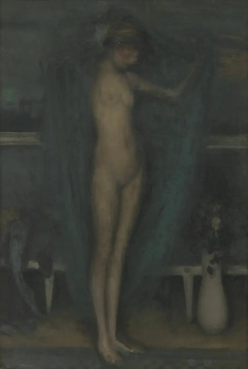 Harmony in Blue and Gold: The Little Blue Girl - James Abbott McNeill Whistler