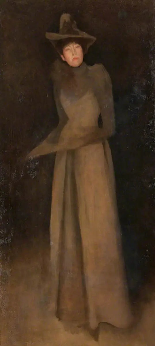 Harmony in Brown: The Felt Hat circa 1890 - James Abbott McNeill Whistler