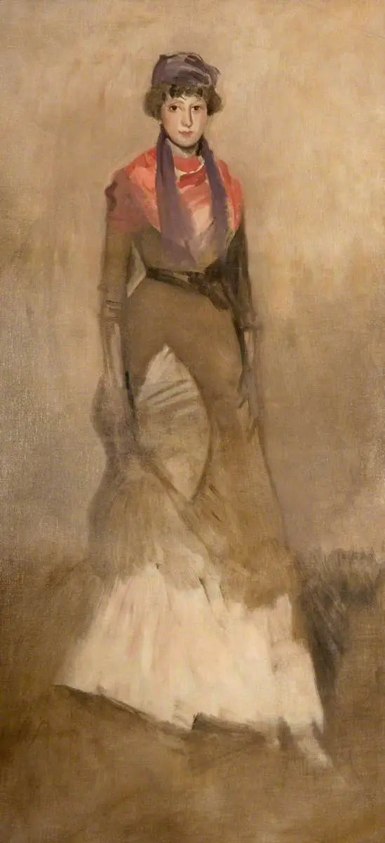 Harmony in Fauvist Color and Violet: Miss Finch - James Abbott McNeill Whistler