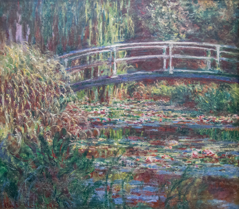 The Water Lily Pond, Pink Harmony - Claude Monet