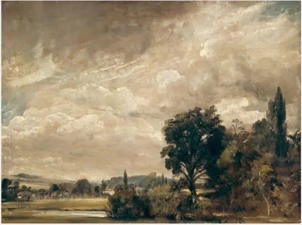 Harnham Ridge from Archdeacon Fisher's House, Salisbury - John Constable