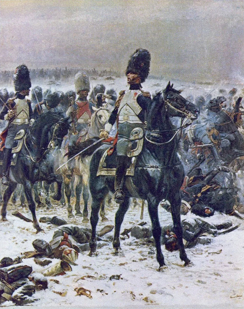 Heads Up! Colonel Lepic at Eylau on February 8, 1807 - Édouard Detaille