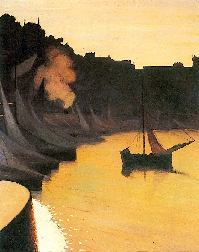 Honfleur Harbor - Félix Vallotton
