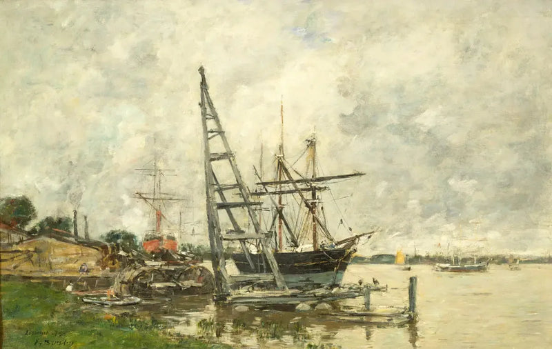 Haven of Lormont - Eugène Boudin