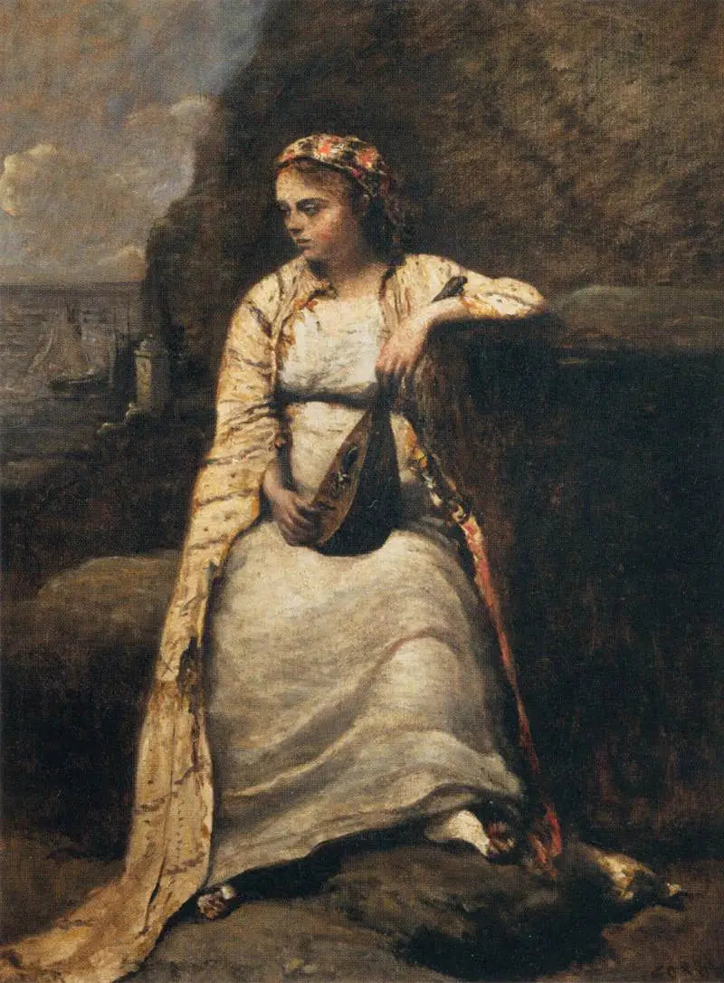 Haydée - Jean-Baptiste Camille Corot