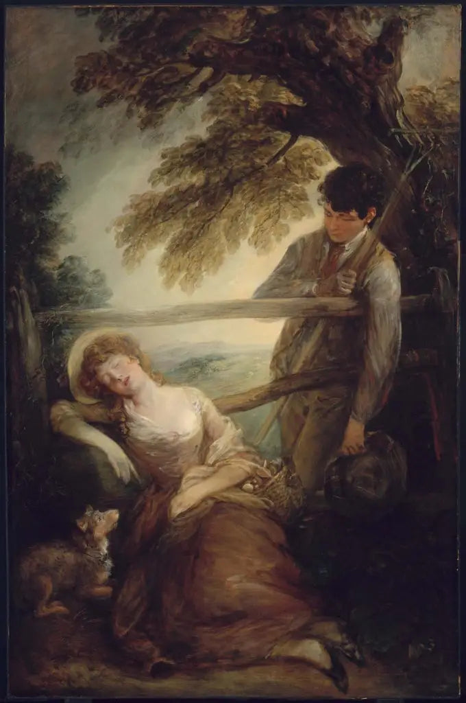 Haymaker and the Sleeping Girl - Thomas Gainsborough