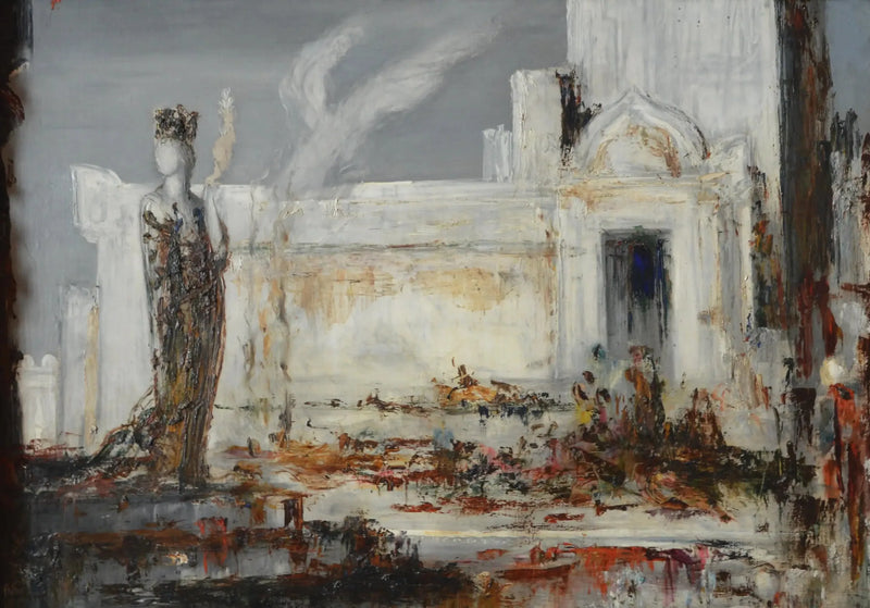 Hélène at the Porte Scée - Gustave Moreau