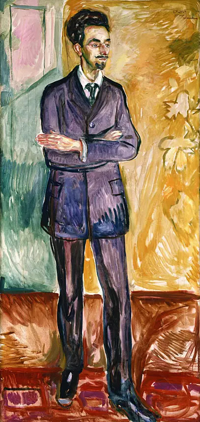 Reproduction du tableau « Helge Rode - Edvard Munch » par Alpha Reproduction en peinture à l’huile