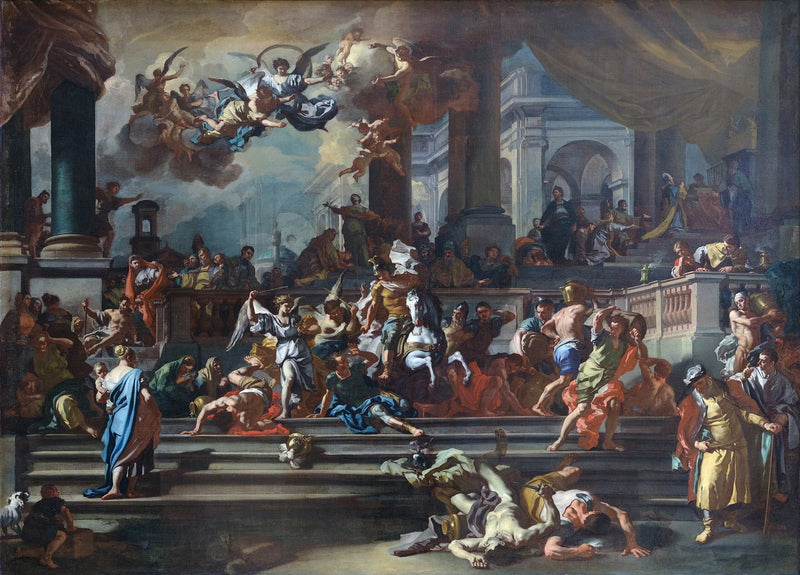 Heliodorus chassé du Temple - Francesco Solimena