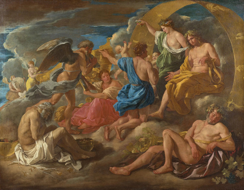 Helios and Phaëton with Saturn and the Four Seasons - Nicolas Poussin
