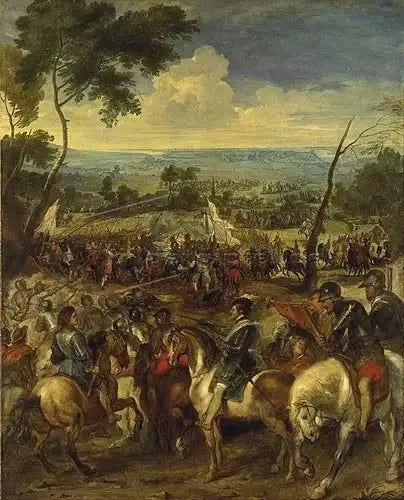 Henri IV at the Battle of Arques - Peter Paul Rubens