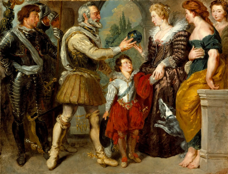 Henry IV entrusts the regency to Marie de' Medici - Eugène Delacroix