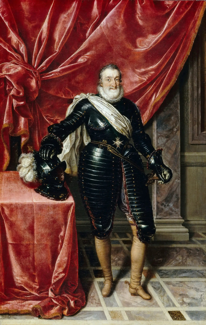 Henri IV, King of France, in armor - Frans Pourbus the Younger