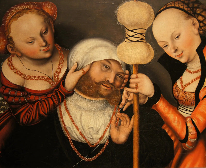 Héraclès and Omphale - Lucas Cranach the Elder