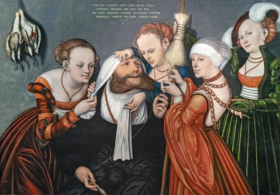 Hercules at the Court of Omphale - Lucas Cranach the Elder