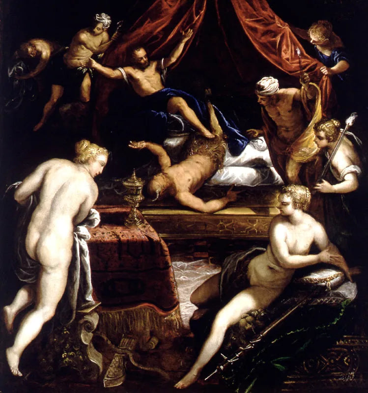 Hercules Chasing the Faun - Jacopo Tintoretto