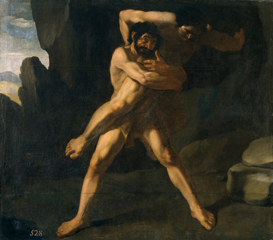 Hercule combattant Antée - Francisco de Zurbarán