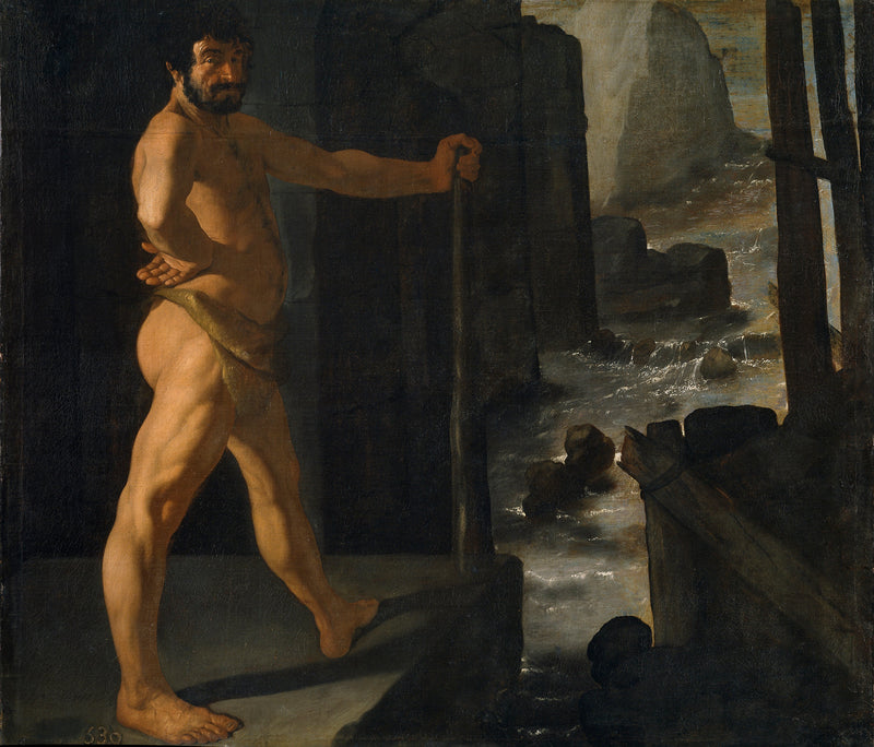 Hercules diverting the course of the Alphée River - Francisco de Zurbarán