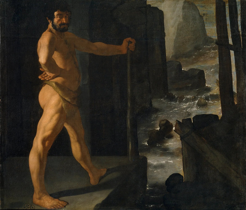 Hercules diverting the course of the Alphée River - Francisco de Zurbarán