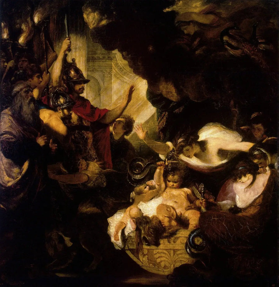 Hercules enfant étranglant les serpents - Joshua Reynolds