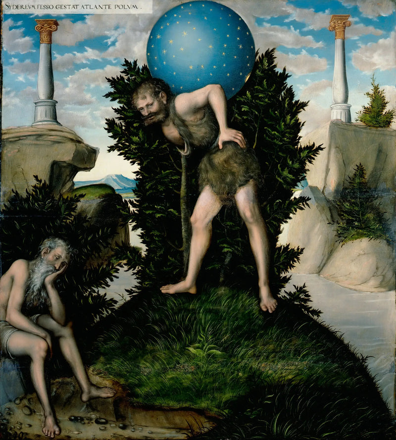 Hercules and Atlas - Lucas Cranach the Elder