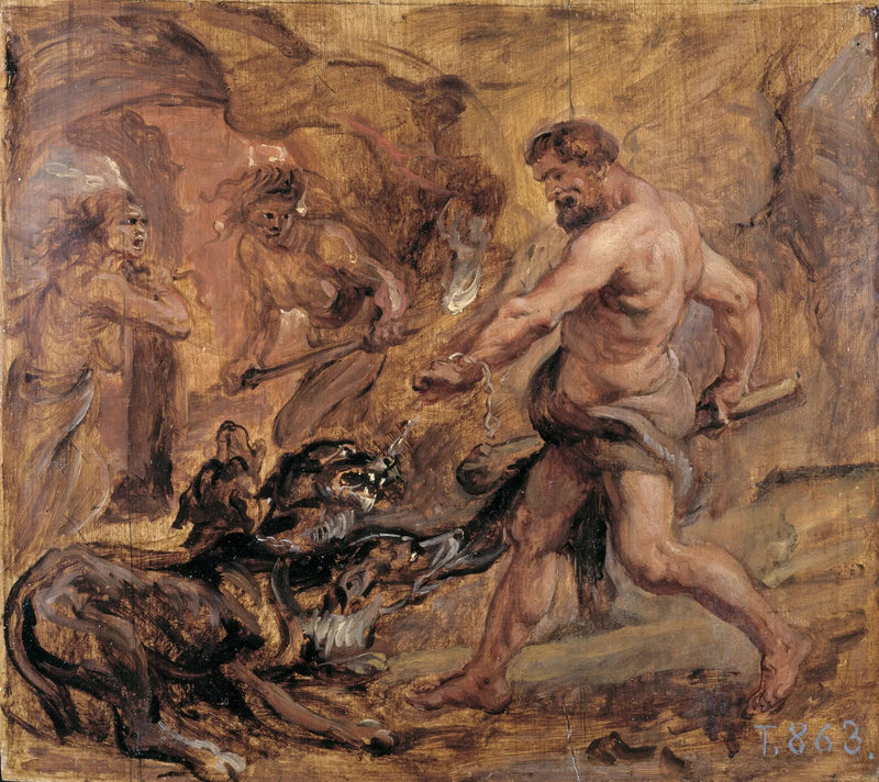 Hercules and Cerberus - Peter Paul Rubens