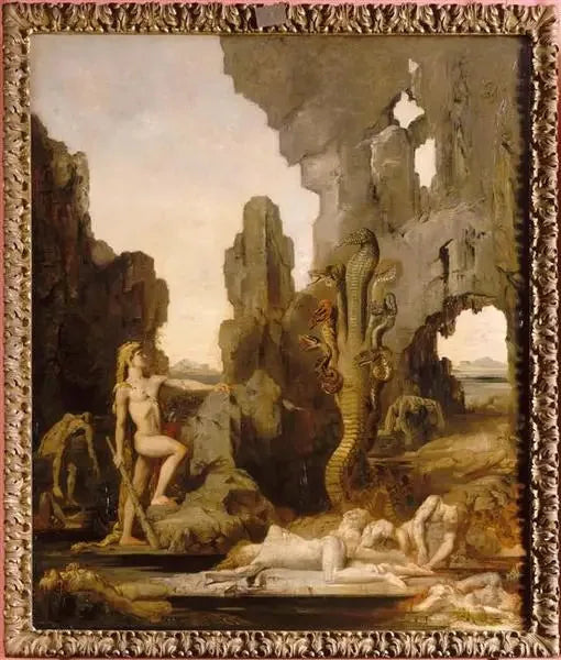 Hercules and the Lernean Hydra - Gustave Moreau