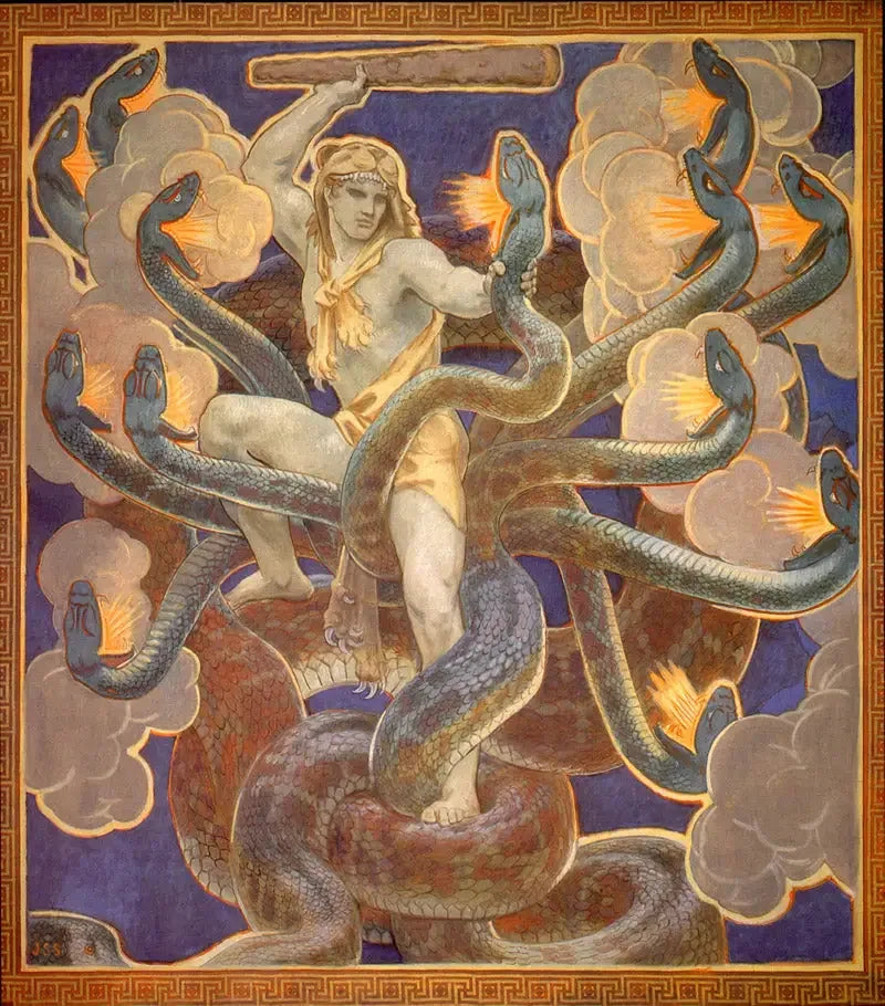 Hercules and the Hydra - John Singer Sargent