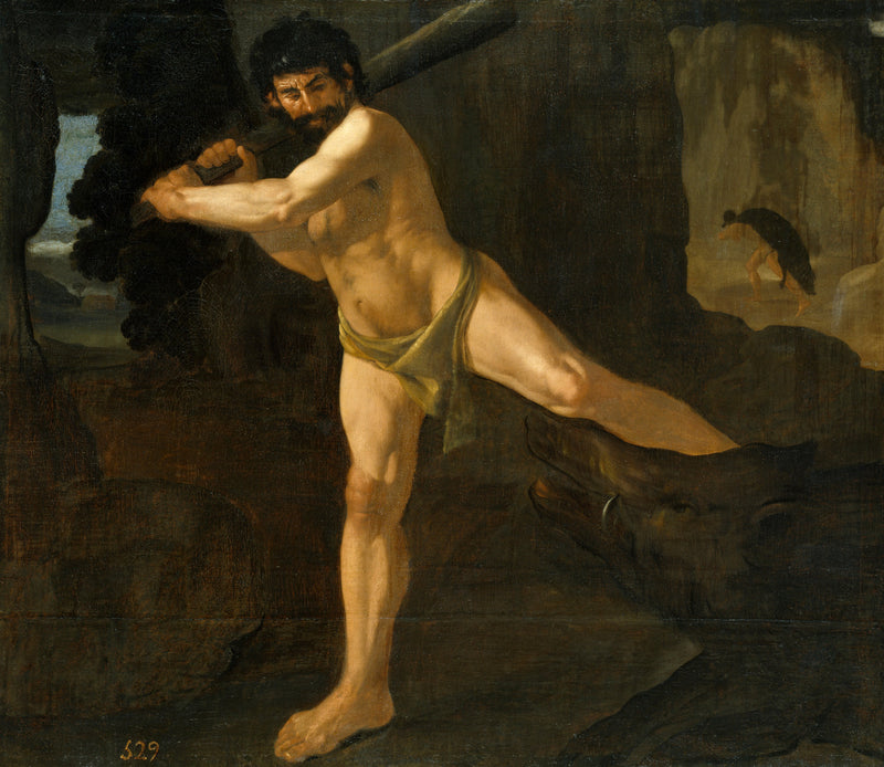 Hercules and the Erymanthian Boar - Francisco de Zurbarán