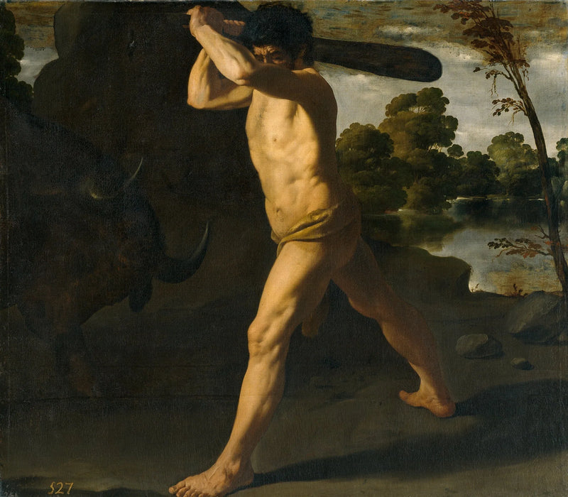 Hercules and the Cretan Bull - Francisco de Zurbarán