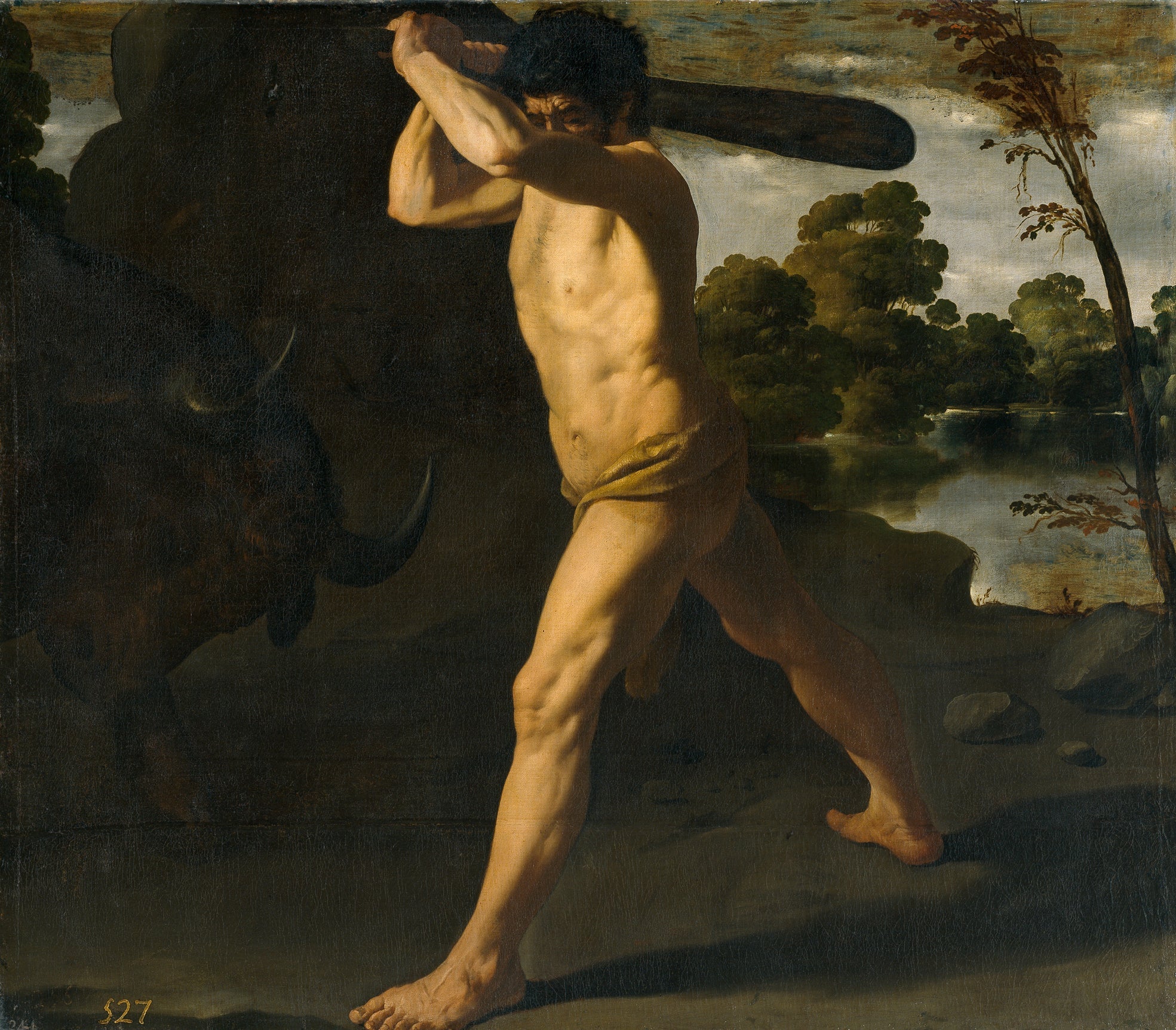 Hercule et le taureau crétois - Francisco de Zurbarán - Alpha Reproduction