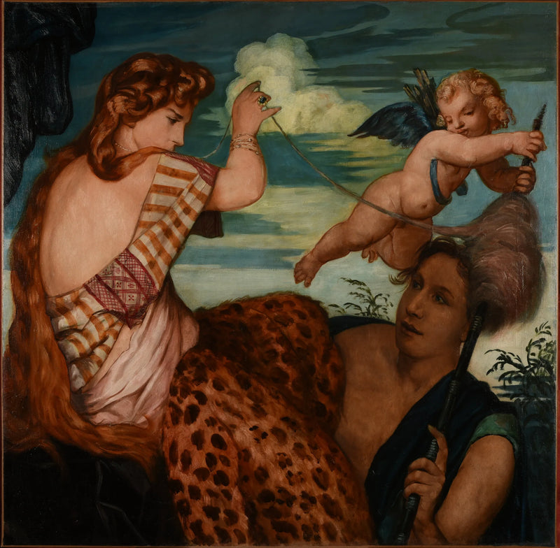 Hercules and Omphale - Émile Bernard