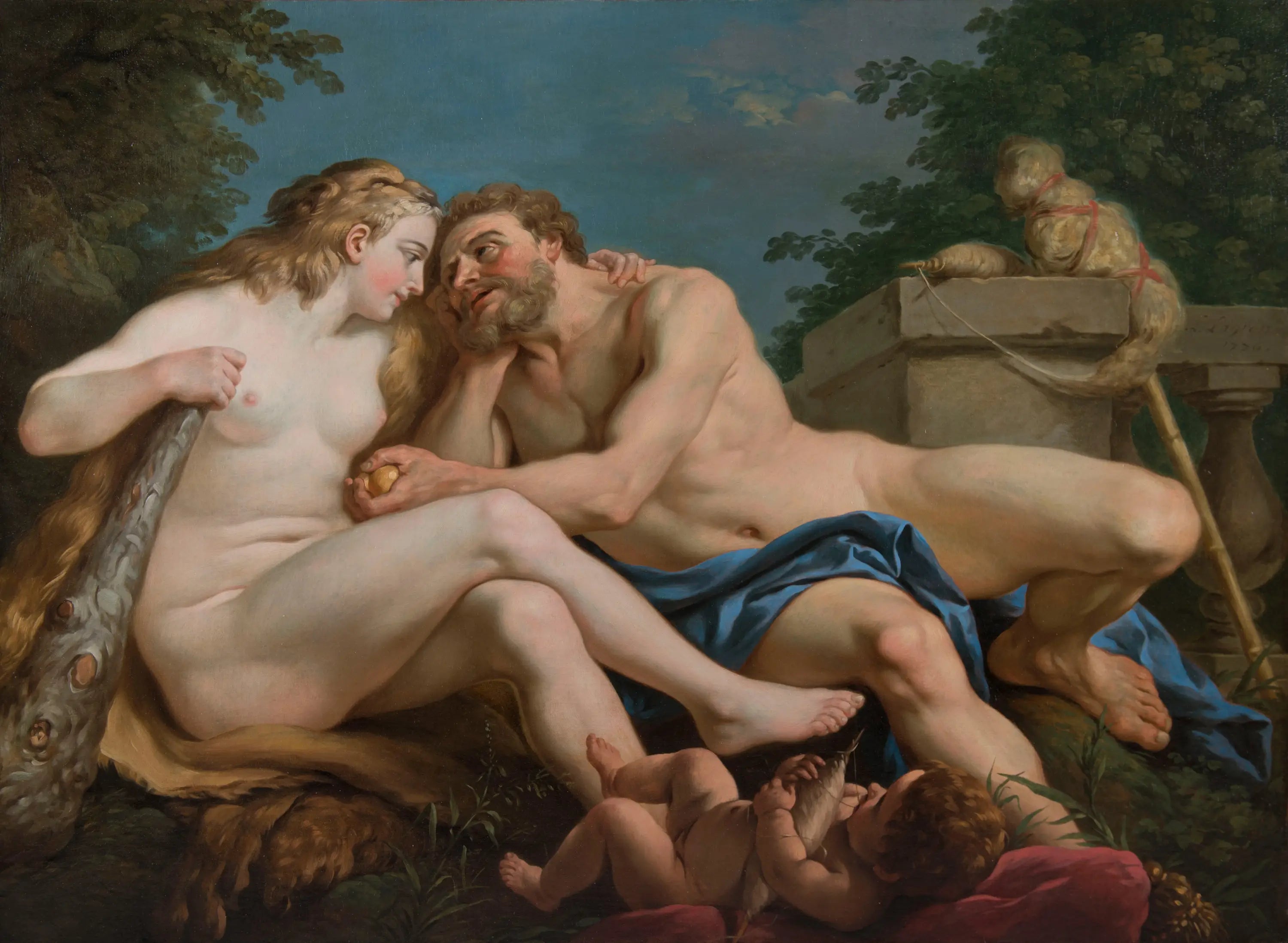 Hercule et Omphale - Louis Jean François Lagrenée - Alpha Reproduction