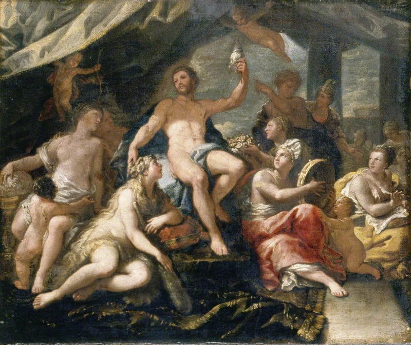 Hercules and Omphale - Luca Giordano