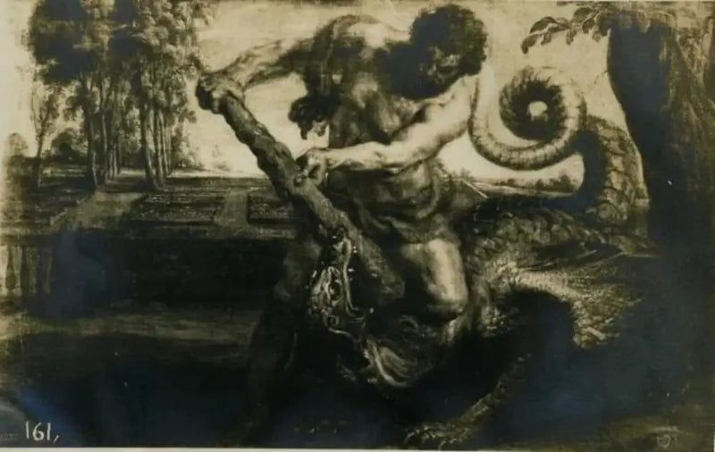 Hercules Killing the Dragon in the Garden of the Hesperides - Peter Paul Rubens