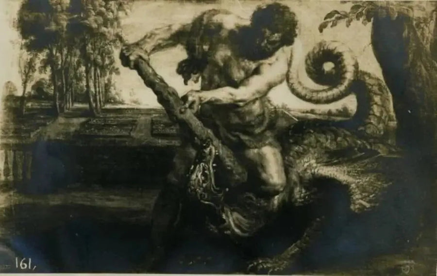 Hercules Killing the Dragon in the Garden of the Hesperides - Peter Paul Rubens
