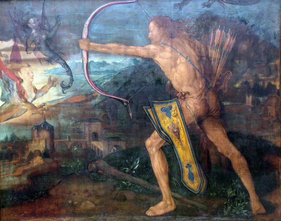 Hercules Killing the Birds of Lake Stymphalus - Albrecht Dürer
