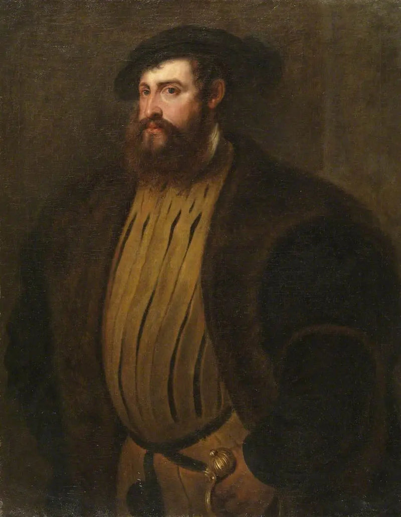 Hernan Cortez (?) (after Titian) - Peter Paul Rubens