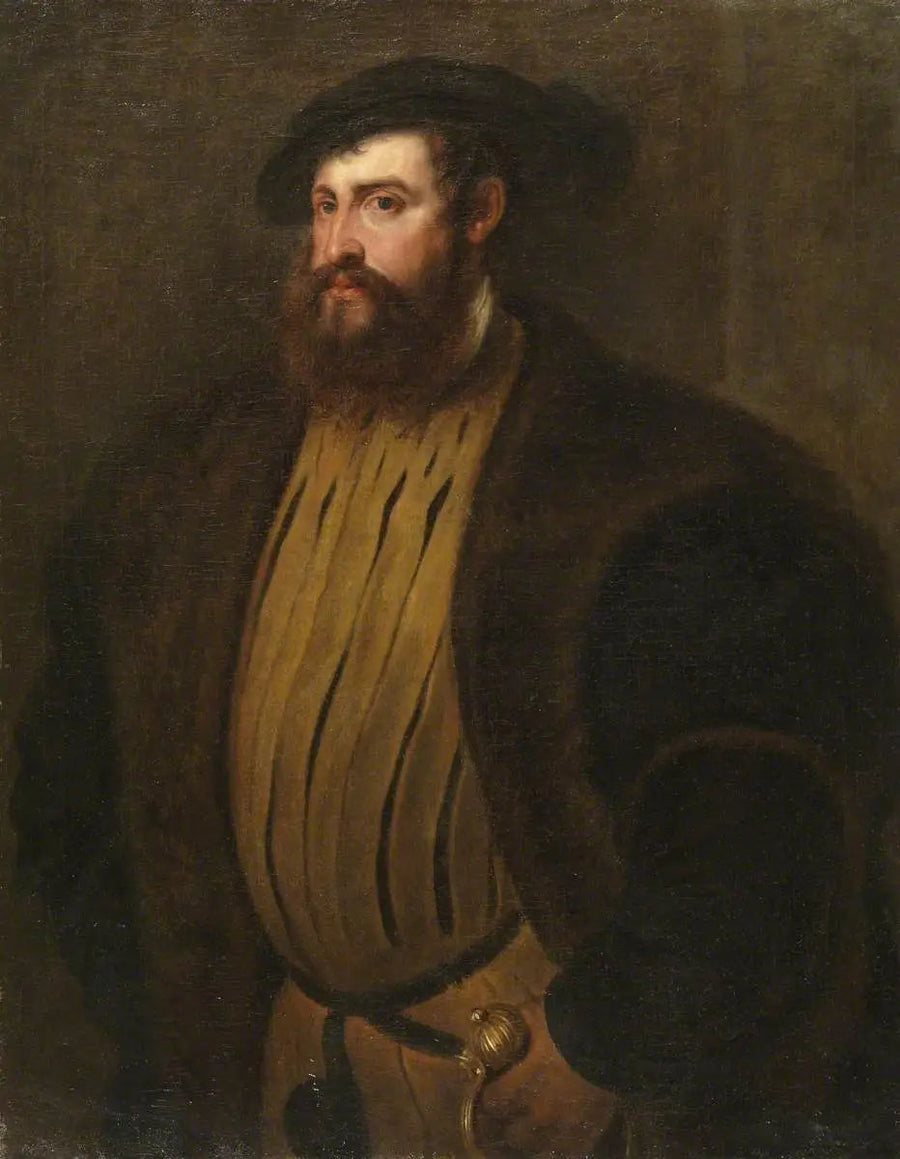Hernan Cortez (?) (after Titian) - Peter Paul Rubens