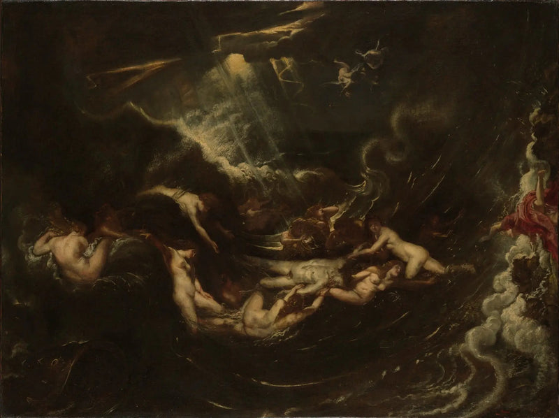 Hero and Leander - Peter Paul Rubens