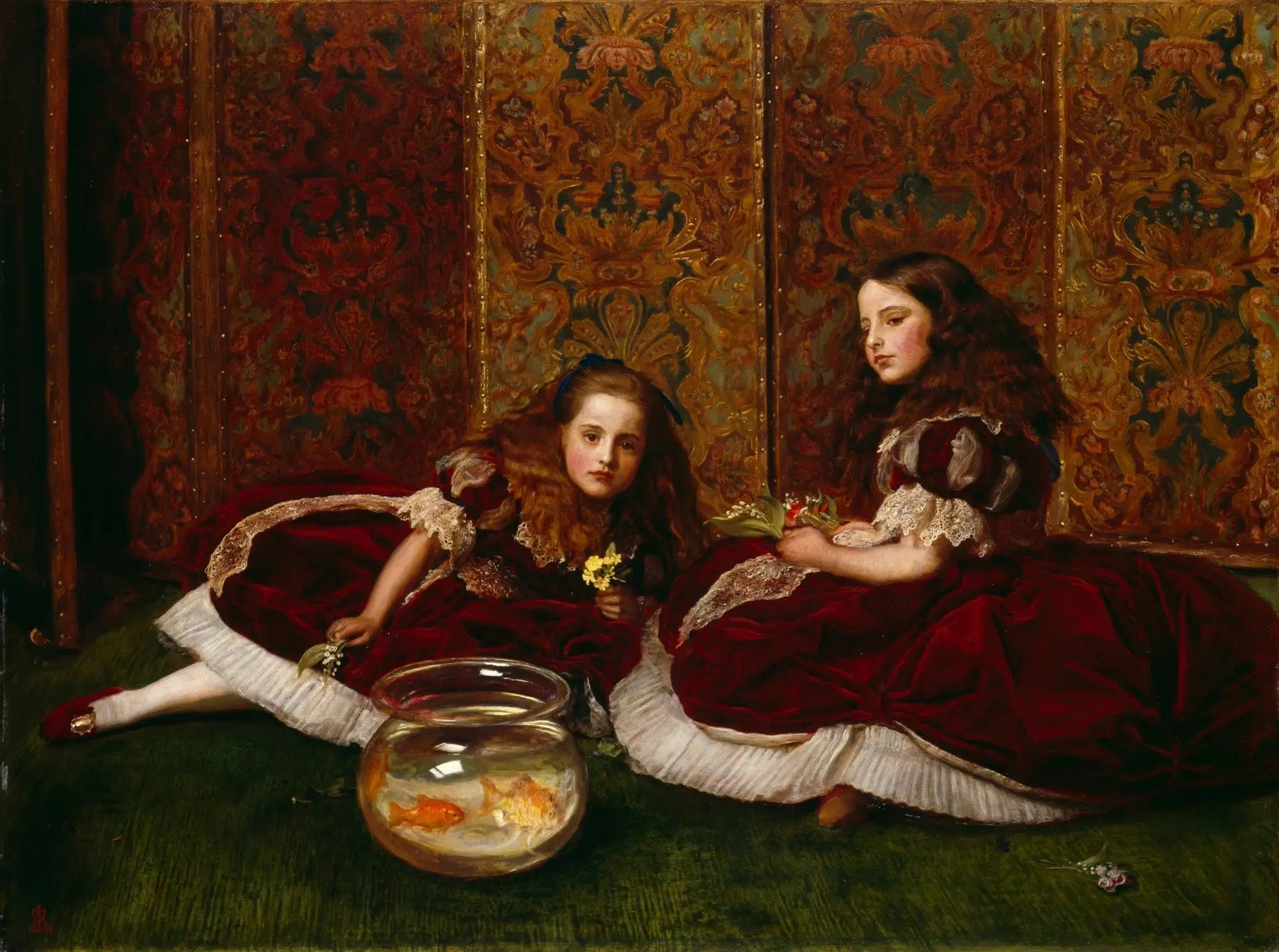 Heures de loisirs - John Everett Millais image 1 reproduction d’œuvre d’art à l’huile