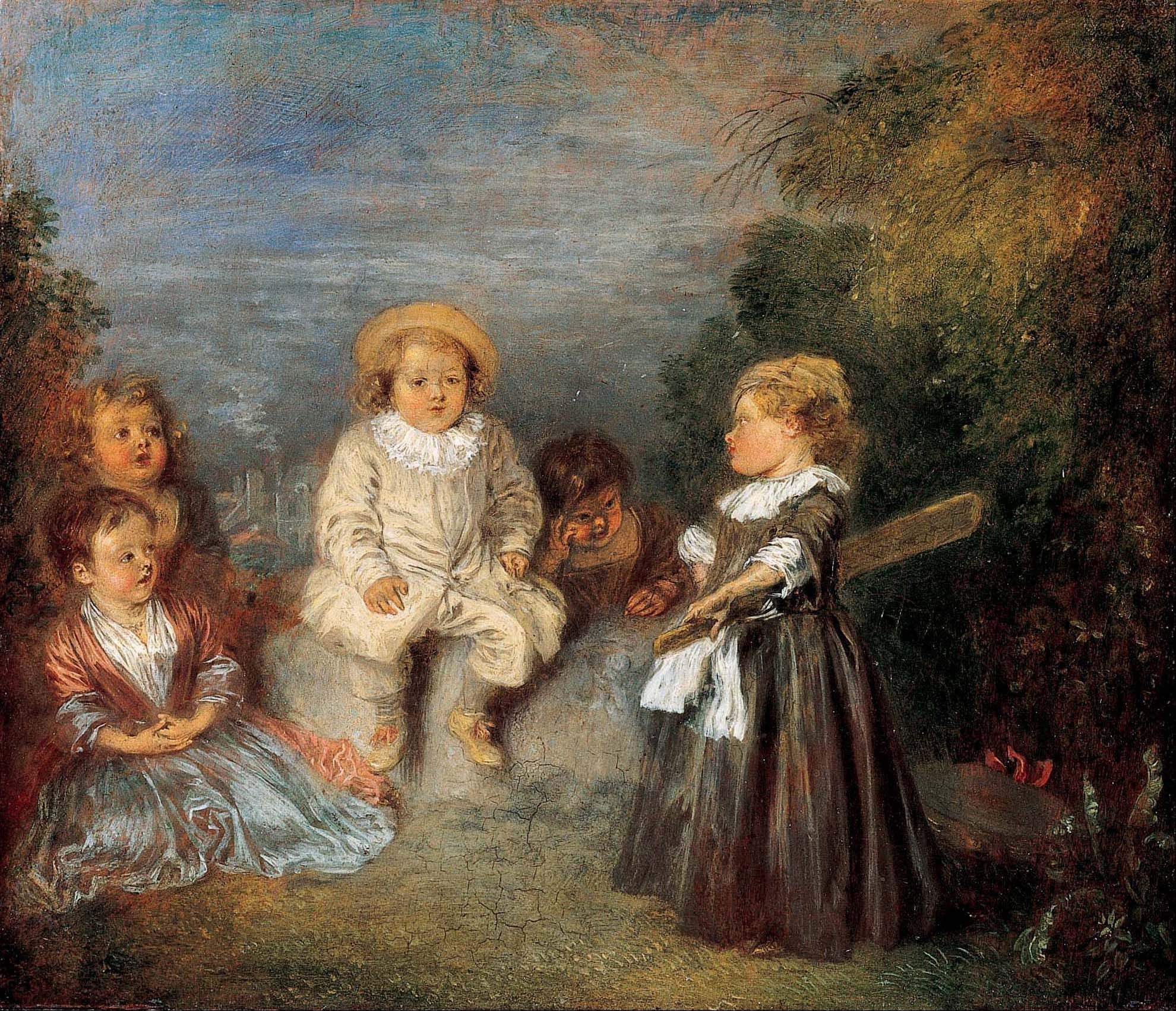 Heureux âge! Âge d’or - Antoine Watteau - Alpha Reproduction