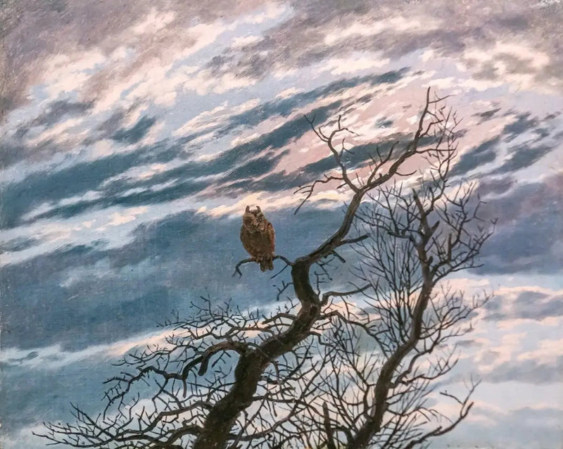 Owl on a Tree - Caspar David Friedrich