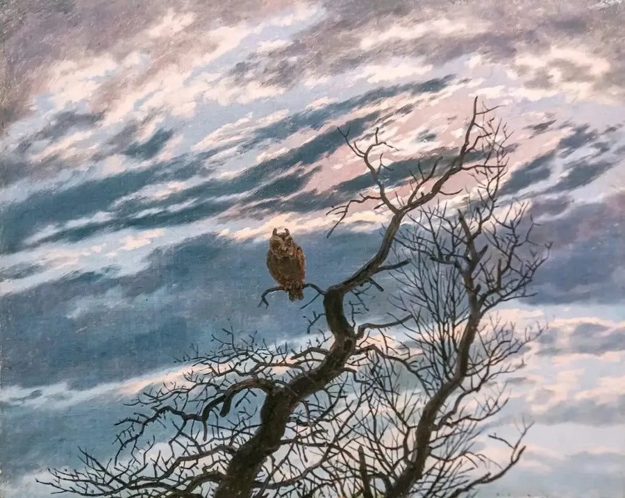 Owl on a Tree - Caspar David Friedrich