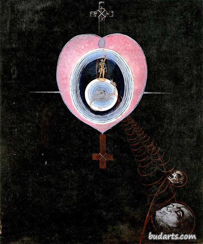 La Colombe, n° 7, Groupe IX/UW, n° 31, peinture de Hilma af Klint